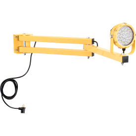 Global Industrial 423250 Global Industrial™ LED Dock Light w/ 40" Arm, 20W, 1800 Lumens, 5000K, On/Off Switch, 9 Cord image.