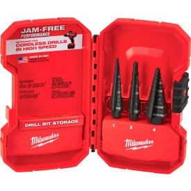 Milwaukee Electric Tool Corp. 48-89-9221 Milwaukee® 48-89-9221 Step Drill Bit Set image.