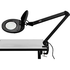 Global Industrial 3 Diopter LED Magnifying Lamp, Black