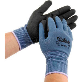 Pip Industries 34-500/S PIP G-Tek® Nitrile MicroSurface Nylon Grip Gloves, 12 Pairs/Dozen, S image.