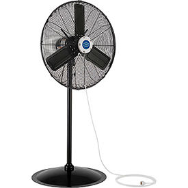 Evaporative Coolers Swamp Misting Fans Outdoor Outdoor Misting Oscillating Pedestal Fan 24 Inch Diameter 3 10 Hp 7700