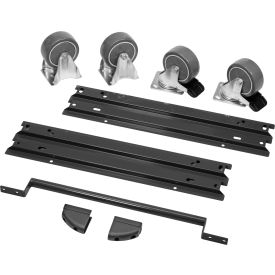 Global Industrial™ Handle and Wheel Kit for Modular Drawer Cabinet Black 30"W x 27"D
