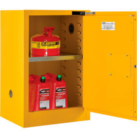 Global Industrial 316091 Global Industrial™ Flammable Cabinet, Self Close Single Door, 12 Gallon, 23"Wx19"Dx35"H image.