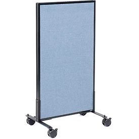 Interion Mobile Office Partition Panel, 24-1/4