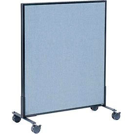 Interion Mobile Office Partition Panel, 36-1/4