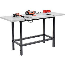 Global Industrial 318946 Global Industrial™ Standing Height Workbench, 72 x 30", Plastic Laminate Square Edge image.