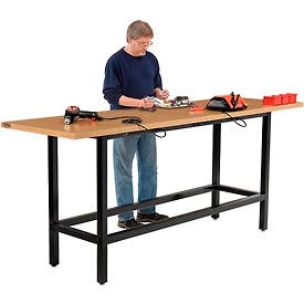 Global Industrial 318954 Global Industrial™ Standing Height Workbench, 96 x 30", Shop Top Square Edge image.