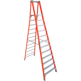 Louisville Ladder1 FXP1710 Louisville 10 Type 1A Fiberglass Pro Platform Step Ladder - FXP1710 image.