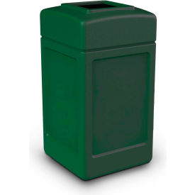 Dci  Marketing 732153 PolyTec™ Square Waste Container, Green, 42-Gallon image.