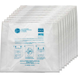 Hoover Company AH10363 Hoover® CC1 HEPA Replacement Bag for CH32008 Hoover Canister Vac, 10/Pack - AH10363 image.