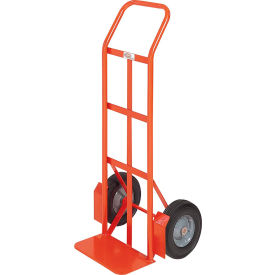 Modern Equipment (MECO) 210PN Curved Handle Hand Truck Pneumatic 600 Lb. - 210PN image.
