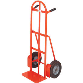 Modern Equipment (MECO) 282SP Curved Double Handle Hand Truck Semi-Pneumatic 500 Lb. - 282SP image.