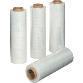 Global Industrial™ Stretch Wrap Film 18"" x 1500 x 80 Gauge Clear For Hand Dispenser Skid Lot