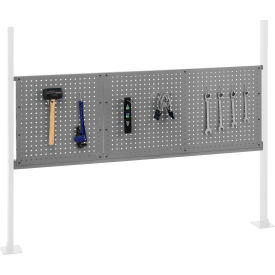 Global Industrial 318864GY Global Industrial™ 18" & 36" Pegboard Panel Kit, 60"W, Gray image.