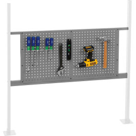 Global Industrial 318873GY Global Industrial™ 36" Pegboard Panel Kit, Gray image.