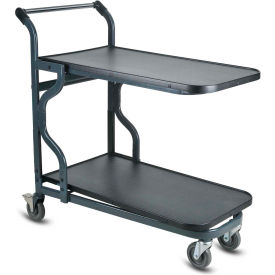 VersaCart® EZtote®9600 HD Nesting Stock Cart Dark Gray 