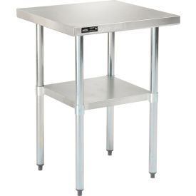 Global Industrial 493596 Global Industrial™ 430 Stainless Steel Table, 30 x 30", Undershelf image.
