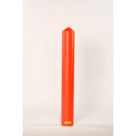 Justrite Safety Group 1735R Eagle Smooth Bollard Post Sleeve 4" Red, 1735R image.