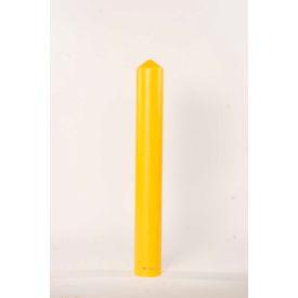 Justrite Safety Group 1737 Eagle Smooth Bollard Post Sleeve 8" Yellow, 1737Y image.