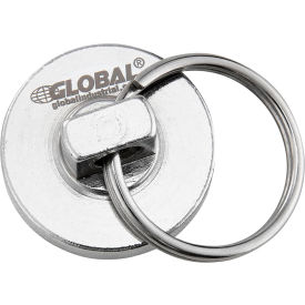 Global Industrial 320756 Global Industrial™ Neodymium Magnetic Assembly w/ Key Ring, 35 Lbs. Pull, 6/Pack image.
