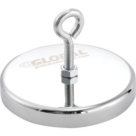 Global Industrial 320759 Global Industrial™ Ceramic Hang-It Magnet w/ Attached Eyebolt, 95 Lbs. Pull, 6/Pack image.