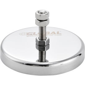 Global Industrial Ceramic Mount-It Magnet w/ Attached Screw & Nuts, 65 Lbs. Pull, 6/Pack
