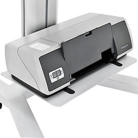 Global Industrial 670066 Printer Shelf For Global Industrial™ Mobile Height Adjustable Laptop Workstations image.