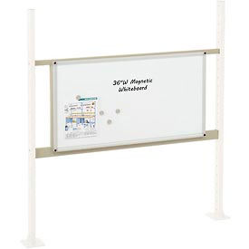 Global Industrial 319178TN Global Industrial™ 36" Whiteboard Panel Kit, 48"W, Tan image.