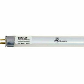 Satco Products Inc S29910 SATCO S29910 25T5/LED/46-840/DR LED T5HO Replacements, 4, 25W, 4000K, 3200 Lumens image.