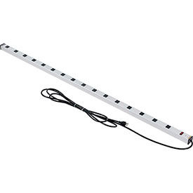 Global Industrial 500892 Global Industrial™ Power Strip, 16 Outlets, 15A, 72"L, 15 Cord image.