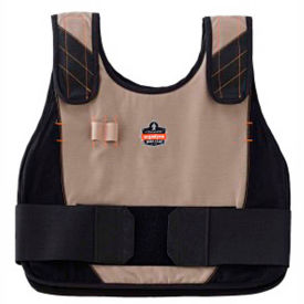 Ergodyne Chill-Its 6215 Phase Change Cooling Vest FR Protection Khaki L/XL