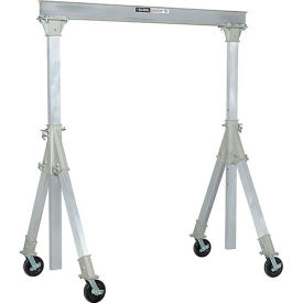 Global Industrial Adjustable Height Aluminum Gantry Crane, 7'8