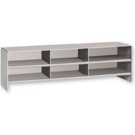 Global Industrial 319356 Global Industrial™ Pigeon Hole Riser, 36"W x 9"D, Gray image.