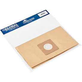 Global Industrial 641199 Global Industrial™ Paper Filter Bag for 6.6 Gallon Wet Dry Vacuum image.