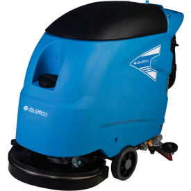 Global Industrial 641250 Global Industrial™ Electric Walk-Behind Auto Floor Scrubber, 18" Cleaning Path image.