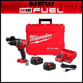 Milwaukee Electric Tool Corp. 2904-22 Milwaukee 2904-22 M18 FUEL™ 1/2" Hammer Drill/Driver Kit image.