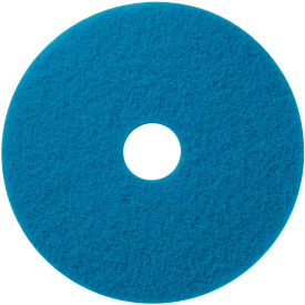 Global Industrial 261880BL Global Industrial™ 13" Scrubbing Pad, Blue, 5 Per Case image.