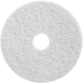Americo Manufacturing Co. 442220 Diamond Polishing 20" Deep Cleaning Pad, 800 Grit White, 2 Per Case image.