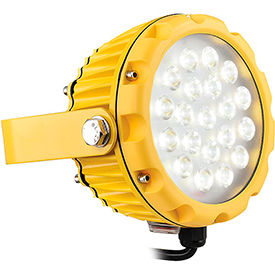 Global Industrial 501714 Global Industrial™ LED Dock Light Head, 20W, 1800 Lumens, On/Off Switch, 9 Cord w/ Plug image.