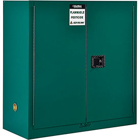 Global Industrial Pesticide Storage Cabinet - 30 Gallon - Manual Close 43