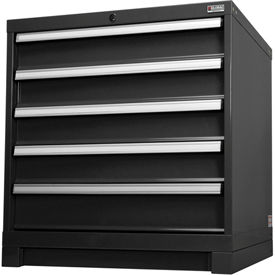 Global Industrial 316077 Global Industrial™ Cabinet Base For Modular Drawer Cabinet, Black, 30"W x 27"D image.