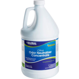 Global Industrial 641371 Global Industrial™ Odor Neutralizer Concentrate, Citrus - Case Of Four 1 Gallon Bottles image.