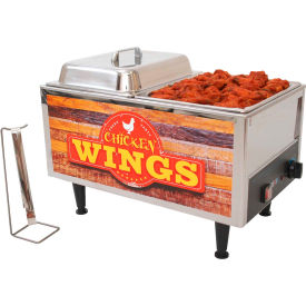 Winco  Dwl Industries Co. 51072W Benchmark USA® 51072W, Chicken Wing Warmer, 120V image.