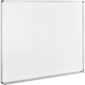 Global Industrial 695654 Global Industrial™ Porcelain Dry Erase White Board - 60 x 48 image.