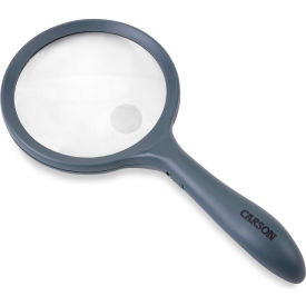 Carson Optical HM-44 Carson Optical HM-44 LED Lighted Hand-Held 2x Magnifier with 4.5x Spot Lens image.