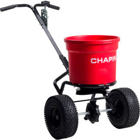 Chapin 82050C 70 lb. Contractor Turf Spreader - Round Hopper With Spread Pattern Control