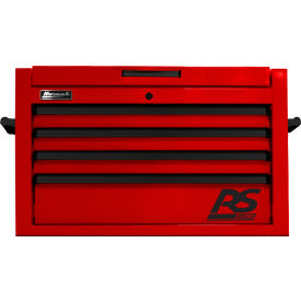 Homak Manufacturing RD02036040 Homak RD02036040 RS Pro Series 35-1/4"W X 23-1/2"D X 21-3/8"H 4 Drawer Red Tool Chest image.