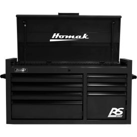 Homak Manufacturing BK02004173 Homak BK02004173 RS Pro Series 40-1/2"W X 23-1/2"D X 21-3/8"H 7 Drawer Black Tool Chest image.