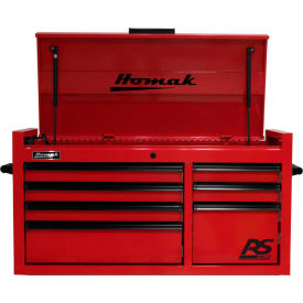 Homak Manufacturing RD02004173 Homak RD02004173 RS Pro Series 40-1/2"W X 23-1/2"D X 21-3/8"H 7 Drawer Red Tool Chest image.