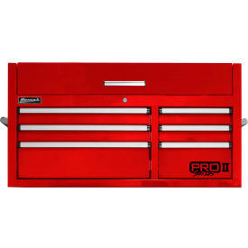 Homak Manufacturing RD02041062 Homak RD02041062 Pro II Series 40-1/2"W X 24-1/4"D X 21-3/8"H 6 Drawer Red Tool Chest image.